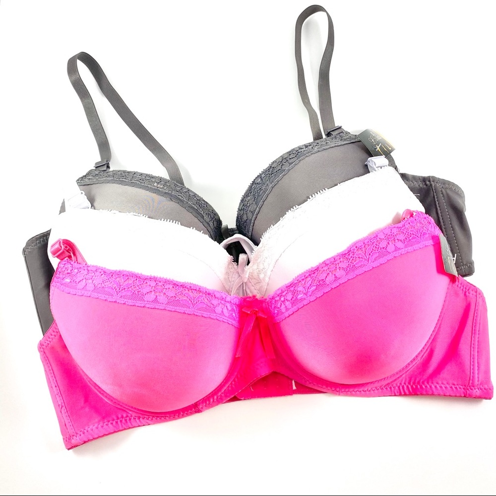 3 Pcs push up bra set (BR 1)